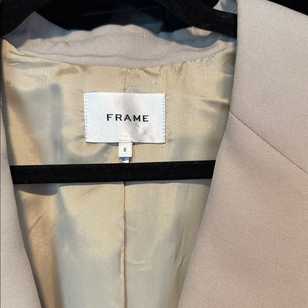 Frame  Tan Jacket blazer